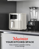 6-in-1 Air Fryer, 7-Qt Large Capacity, 50°F–400°F Precise Temp Control, Non-Toxic PFAS-Free Nonstick, Air Fry