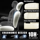 Executive Big and Tall 700lbs Office Chair with 7.83Hz Schumann Resonance Sleep Aid & Heating Stress Relief Heavy Duty