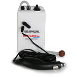 Engel 7.5qt Live Bait Cooler Box with 2nd Gen 2-Speed Aerator Pump - Portable Fishing Station & Minnow Bucket for Shrimp & Other Live Fish with Aerator - ENGLBC7-N in White