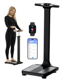 Homerz Smart Scale – Bend-Free Smart Scale with BMI, Body Fat, Muscle Mass, Full Body Composition Scale with Digital Weight Tracking, Body Scan Scale with Handle, Body Fat Scanner