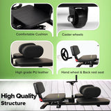 Hip Stretching Machine by Flex Bench – Improve Flexibility,Mobility and Reduce Hip Pain, Leg Stretcher - Flexibility for Yoga,Dance and Gymnastics Thighs,Glutes, Upgraded Model - New Adjustable Seat.