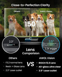 AWOL VISION LTV-2500 4K UHD Ultra Short Throw Triple Laser Projector with Dolby Vision & Atmos, Active 3D, 150", HDR10+, UST Laser TV Projector (Fire TV Stick 4K Max included)