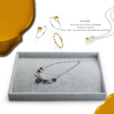 Oirlv 25PCS Velvet Jewelry Tray Necklace Organizer Tray