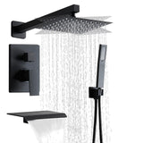 Faucet Set with Tub Spout 10 Inch, Shower Head RTTWYYUU