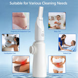Momfree Portable Bidet for Travel - Rechargeable Electric Travel Bidet Peri Bottle with Adaptor & 3 Speed Modes, IPX7 Waterproof Portable Bidet for Women Men Baby Pregnancy Postpartum Personal Hygiene