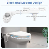 Bidet Attachment for Toilet - Effortless Non-Electric Self Aresmata