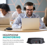 Conference USB Microphone for Computer Desktop and Laptop with 180° / 20' Long Pick up Range Compatible with Windows Movo