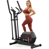 Elliptical Machine, Elliptical Exercise Machine for Home with Hyper-Quiet Magnetic Driving System, Elliptical Trainer with 15.5IN Stride, 14 Resistance Levels, 300LBS Loading Capacity