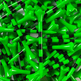 3-1/4" Pride Performance Golf Tee Striped, Citrus Green, 100 Count