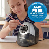 Bostitch Office Heavy Duty Electric Pencil Sharpener, Classroom, Silver