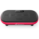 MERACH Vibration Plate Exercise Machine, Vibration Plate 440 Lbs Capacity, Bluetooth and Silicone Pedal, Stimulate Deep Fat, Vibration Plate (Magenta)