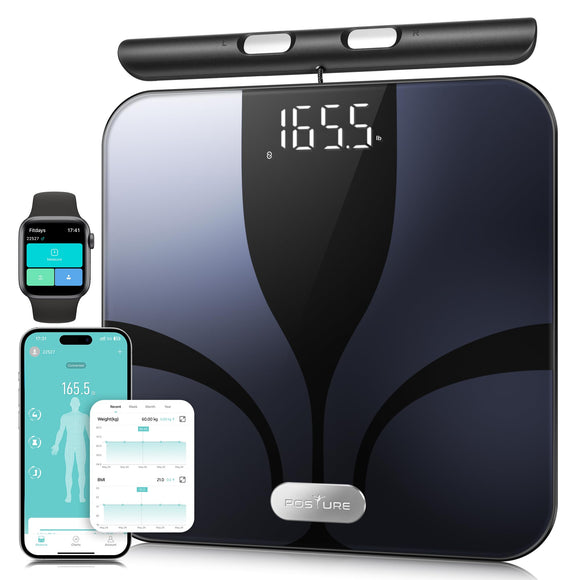 Posture Scale for Body Weight and Fat, Digital Bathroom Scale BMI Weig ...
