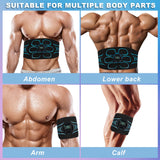 YDFAC AB Stimulator, AB stimulator Muscle Toner, ABS Stimulator Abdominal, for Abdomen, Arms, Legs. Fitness Belt KLT-07 Blue