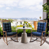 1 Pack Patio Chair Cushion, Rocking Chair Cushion Overstuffed Seat Back Cushion Pad for Outdoor Indoor