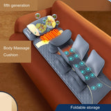 Portable Full Body Stretching Massage Mat with Airbags - 3D Lumbar Traction for Neck, Back, Waist & Hip Pain Relief, Foldable Home Relaxation Solution for Muscle Recovery