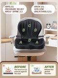 Benazcap Memory Foam Seat Cushion with Lumbar Support Pillow for Office Chair