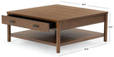 SAFAVIEH Couture Collection Jaylessa Medium Oak 1-Drawer Coffee Table