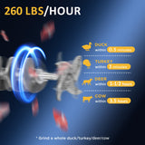 Stainless Steel Electric Meat Grinder, 0.4 HP 300W | Ideal for Commercial and Regular Use Valley Sportsman