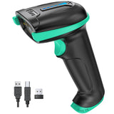 Tera Barcode Scanner with Battery Indicator: 1D Wireless, 5100 Teal