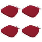 KGPLOME Chair Cushion with Ties for Dining Chairs - Memory Foam Non Slip Kitchen Chair
