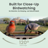 Smart Bird Feeder with Camera, 4K UHD Video, Dual-Band 2.4/5GHz Wi-Fi