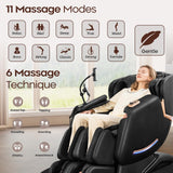 CASINTA 4D Massage Chairs Full Body - 53.5 Extend Sl Track Shiatsu Massage Chair - Zero Gravity Massage Chair,Core Heating & 22 Airbag, Smart Foot Rollers,Ai Voice, Yoga Mode