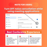 Wireless Conference Microphone with Speaker | Bluetooth, USB & 4 Mics | 360° Pickup Upto 4M Audio Array