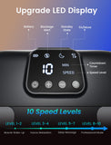 lifechill Cordless Electric Foot Massager with Remote Control, [2026 Upgraded] Up and Down +Percussion Foot Massager for Neuropathy, FSA Eligible,Plantar Fasciitis Massager,Hsa Approved