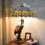 GAUUA Tiffany Table Lamp 18" Tiffany Style Large Table Lamp Dark
