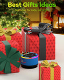 ssuowao Bluetooth Shower Speaker, IPX7 Waterproof Portable Speakers with LED Display, FM Radio, Suction Cup, Built-in Mic, Mini Speaker for Bathroom Travel Pool Beach