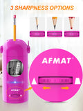 AFMAT 6 Holes Heavy Duty Electric Pencil Sharpener and Fully Automatic Robot Pencil Sharpener