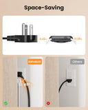 SURAIELEC Desk Clamp Power Strip with 5 Outlets, 4 PD 20W USB-C & 2 USB-A