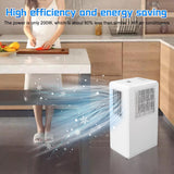 Windowless Air Conditioners,1800BTU Portable Air Conditioner for Bedroom, 38/44dB(A) Quiet Portable AC Units, Cools for 110 Sq Ft for Indoor/Marine/Kitchen