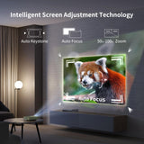 WEMAX Laser Projector, Netflix Officially Licensed, 500 ISO Lumens HD 1080P DLP Portable Projector with ALPD Technology, HDR10 Mini Smart Projector with WiFi and Bluetooth, 2x5W Dolby Audio