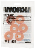 Worx WA0010 (6) Replacement Trimmer Line for Select Cordless String Trimmers