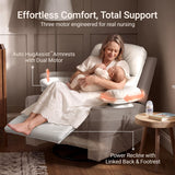 MAMAZING Lullapod Power Nursery Rocking Chair with HugAssist Armrest