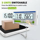 SASVY Medical Scale 660lb/300kg Wrestling Physician Scale for Body Weight Anti-Slip Platform for Home Office Hospital lb/lb:oz/kg