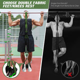 Ayombo Pull Up Assistance Bands, Resistance Bands for Pull Up Bar Working Out, Adjustable Pull Up Bands for Exercise Muscle Training and Shape Body, Home Gym Workout Equipment Set with Foot Strap
