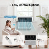 Aoxun 10000BTU U-shaped Window Air Conditioner with App Control,6-in-1 Window AC Unit Cools up to 450 sq.ft, Window AC Unit with Cool/Dry Fan/Auto Sleep,Energy Saving,Easy Install,Remote Control