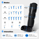 KNQZE Air Compression Recovery System, Foot and Full Leg Recovery Boots with Dynamic Pressure for Fast Therapy, Professional Device for Circulation and Pain Relief