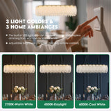 WECHAET Modern Gold Rectangle Chandeliers for Dining Room Kitchen Island Light Fixture, Water Ripple Crystal Glass LED Chandelier for Living Room, 2700K-6000K