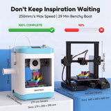 Mini 3D Printer for Kids & Beginners, Perfect STEM Gift Wi-Fi App Control, Smart Auto Leveling, Precise & High Speed Printing