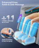 4D+3D Dual Mechanism Massage Chair Full Body, Zero Gravity Massage Chair Recliner with Segmented Dual SL Track, AI Fatigue Health Detection, 160° Flat Stretch, 8" HD Touchscreen & Voice Control,Brown