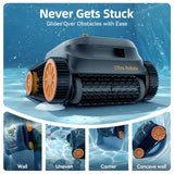 CoasTeering Ultra Nebula Cordless Pool Vacuum Robot, with 5580 GPH Suction, 180 Mins Runtime, Floor & Wall Cleaning, Smart Navigation, Pool Cleaner for Inground and Above Ground Pools up to 3229 Sq.Ft