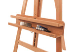 Mabef M/11 Wooden Lyre Easel, Adjustable Indoor Artist Easel, Beech Wood, Holds Up to 22 lbs, Height Adjustable Canvas Support