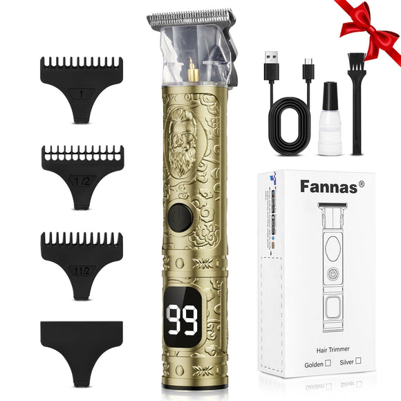 Hair Trimmer Barber Cordless Zero Gapped Hair Fannas