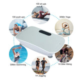 Furrnook Smart Auto Vibration Plate – 10-Level Silent Shaker Machine for Weight Loss, Toning & Massage | No-Remote Patented Start-Stop (Grey)