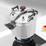 TREMENPOW 42.3QT Stainless Steel Pressure Cooker, 60Kpa Large Steamer Cooking Pressure Canner, Safety Valves, Compatible with Induction and Gas Stovetops for Family or Commercial