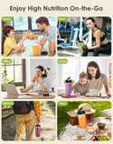 LAMPICK Smoothie Blender, 1100W Personal Blender for Shakes and Smoothies, Blenders and Grinder Combo for Kitchen