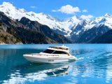 Ssccgym Remote Control Boat 4CH Electric Watercraft RC Sail Cruise Boat Yacht 15km/h for Lake Pool 14y+ Beginners